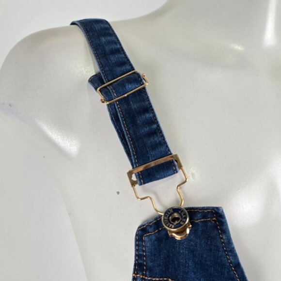 Krisp Denim Maternity Overalls Size L - Picture 2 of 9